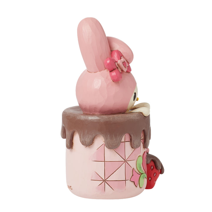 Jim Shore Sanrio: My Melody In Hot Cocoa Figurine sparkle-castle