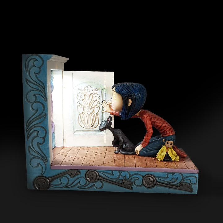 Jim Shore Coraline: Coraline and the Secret Door Figurine sparkle-castle