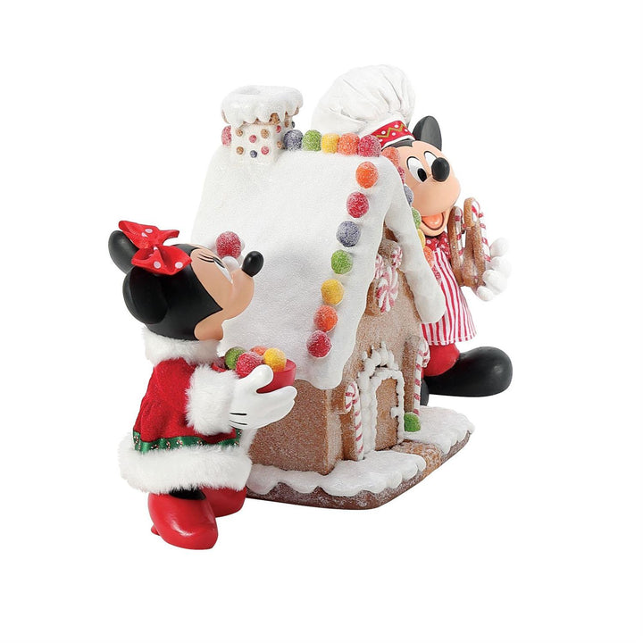 Department 56 Possible Dreams Disney: Minnie & Mickey's Gingerbread House sparkle-castle