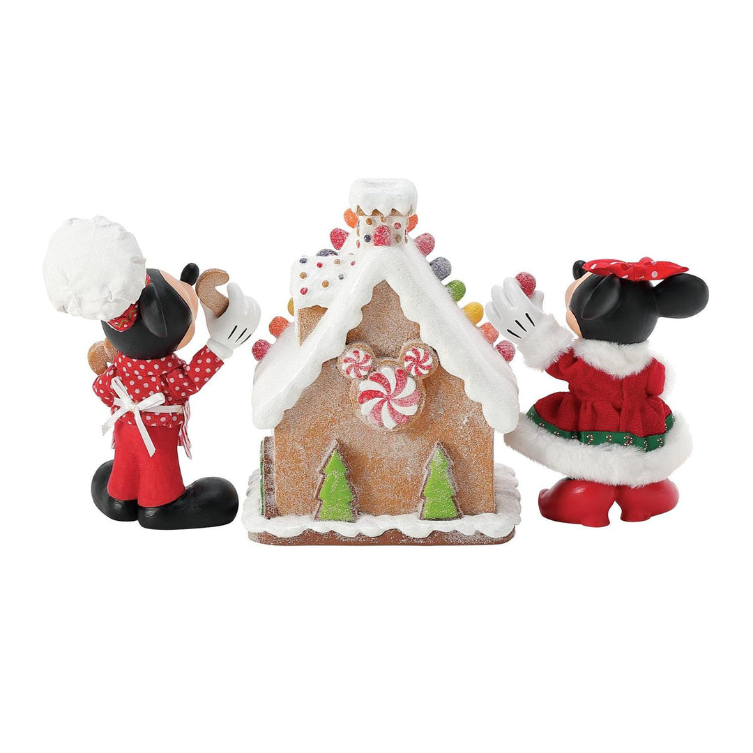 Department 56 Possible Dreams Disney: Minnie & Mickey's Gingerbread House sparkle-castle