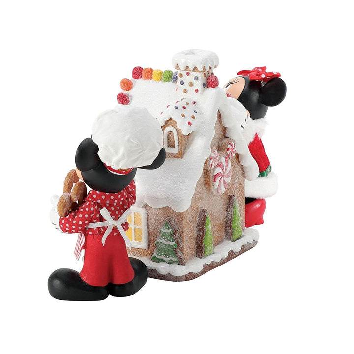 Department 56 Possible Dreams Disney: Minnie & Mickey's Gingerbread House sparkle-castle