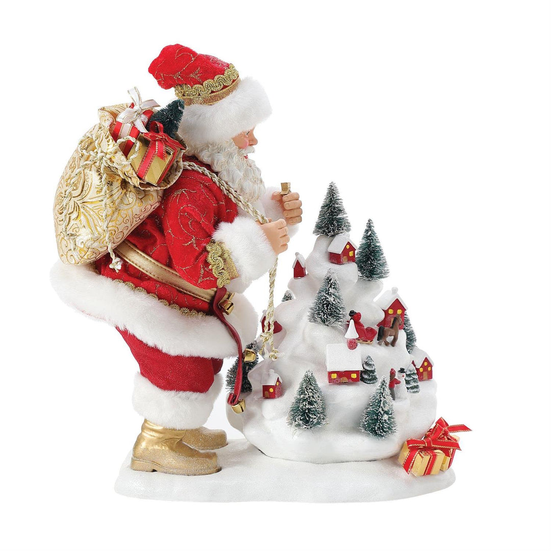 Department 56 Possible Dreams Santa: Quaint Village Figurine sparkle-castle