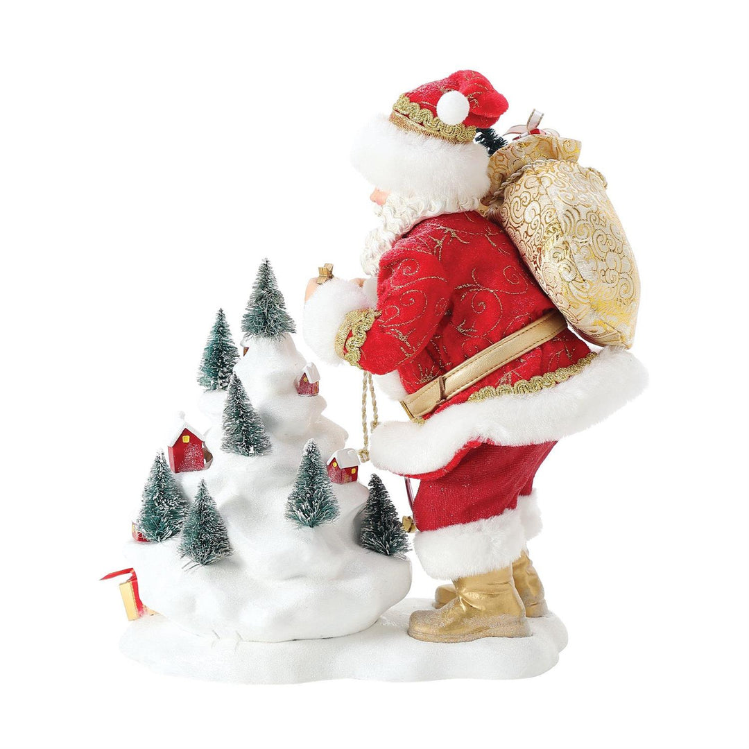 Department 56 Possible Dreams Santa: Quaint Village Figurine sparkle-castle