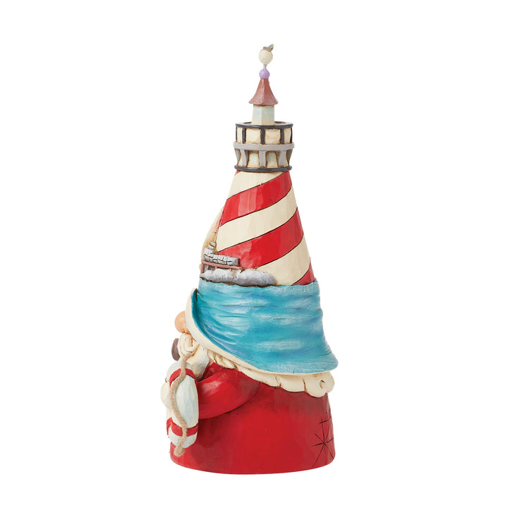 Jim Shore Heartwood Creek: Gnome with Lighthouse Hat Figurine sparkle-castle