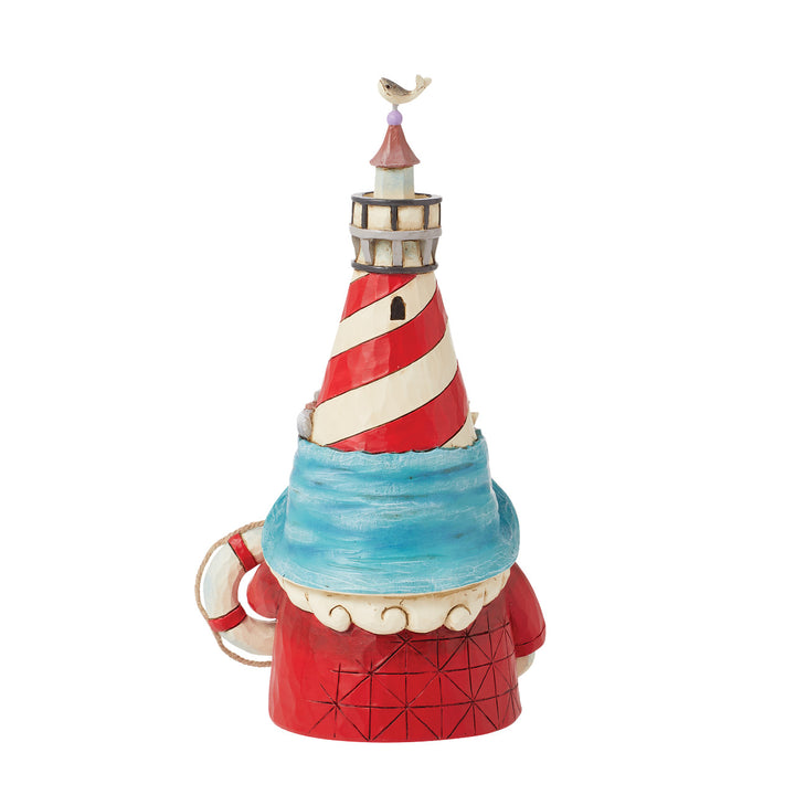 Jim Shore Heartwood Creek: Gnome with Lighthouse Hat Figurine sparkle-castle