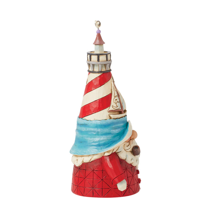 Jim Shore Heartwood Creek: Gnome with Lighthouse Hat Figurine sparkle-castle