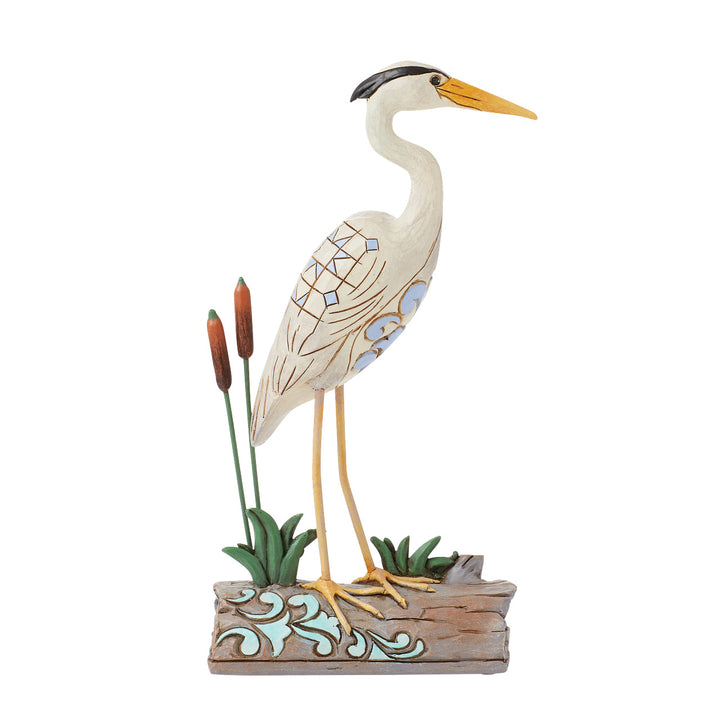 Jim Shore Heartwood Creek: Coastal Blue Heron Figurine sparkle-castle