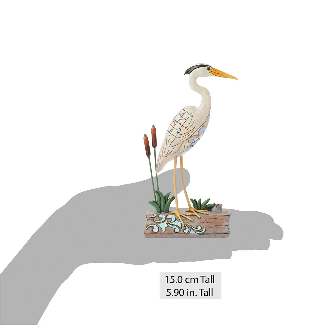 Jim Shore Heartwood Creek: Coastal Blue Heron Figurine sparkle-castle