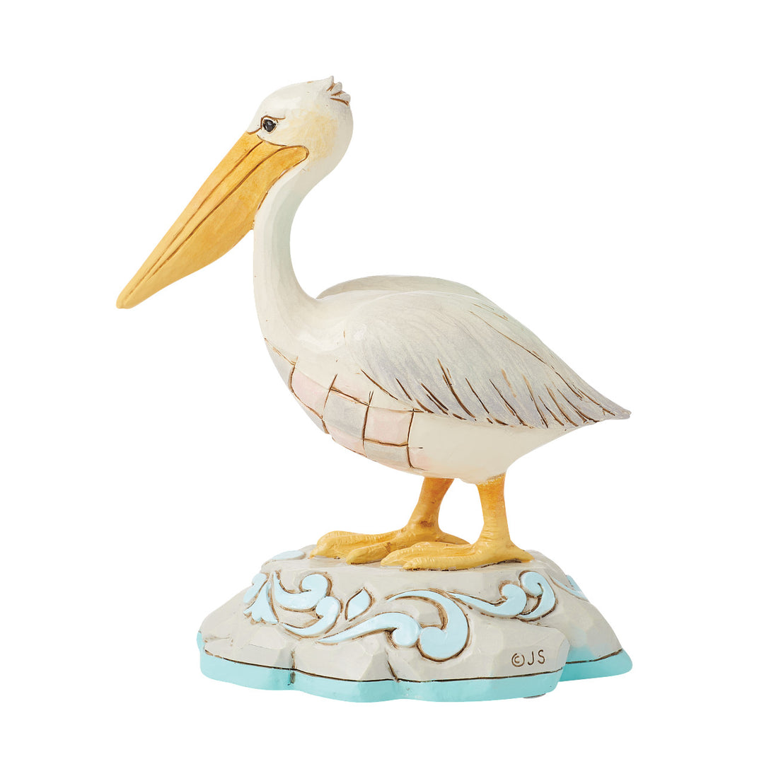 Jim Shore Heartwood Creek: Coastal Pelican Figurine sparkle-castle