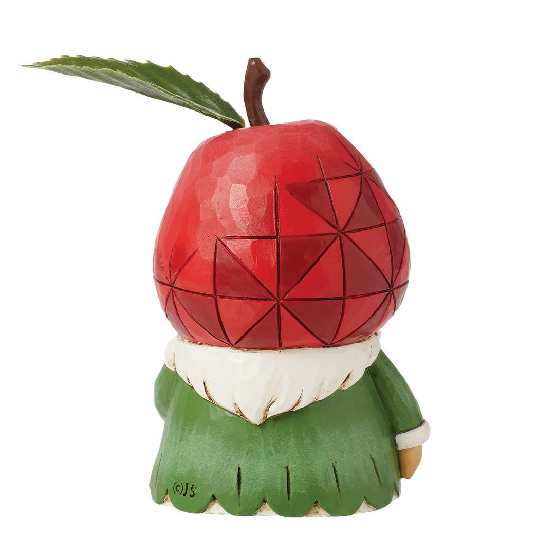 Jim Shore Heartwood Creek: Apple Hat Gnome Figurine sparkle-castle