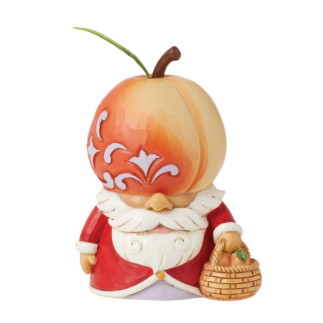 Jim Shore Heartwood Creek: Peach Hat Gnome Figurine sparkle-castle