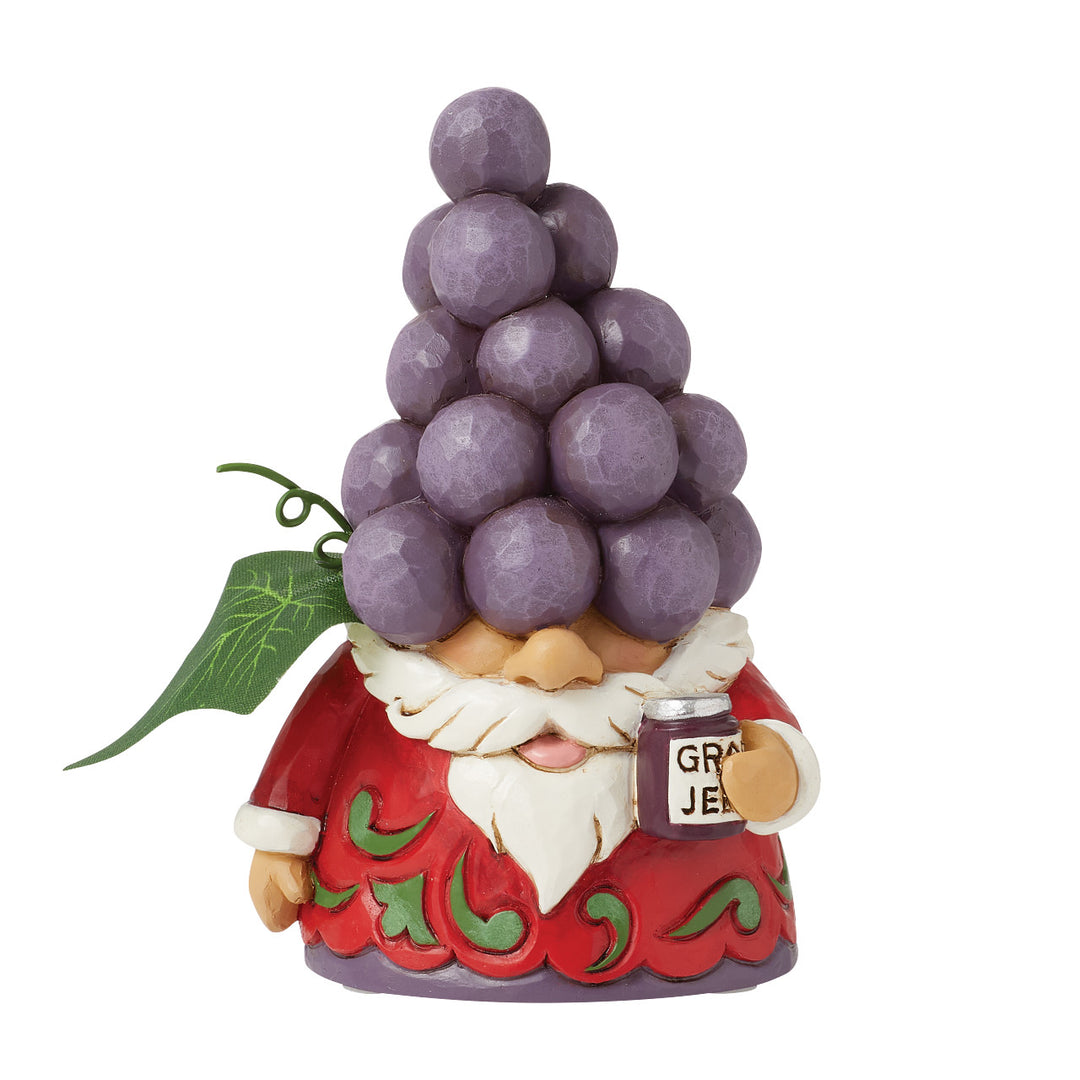 Jim Shore Heartwood Creek: Grape Hat Gnome Figurine sparkle-castle