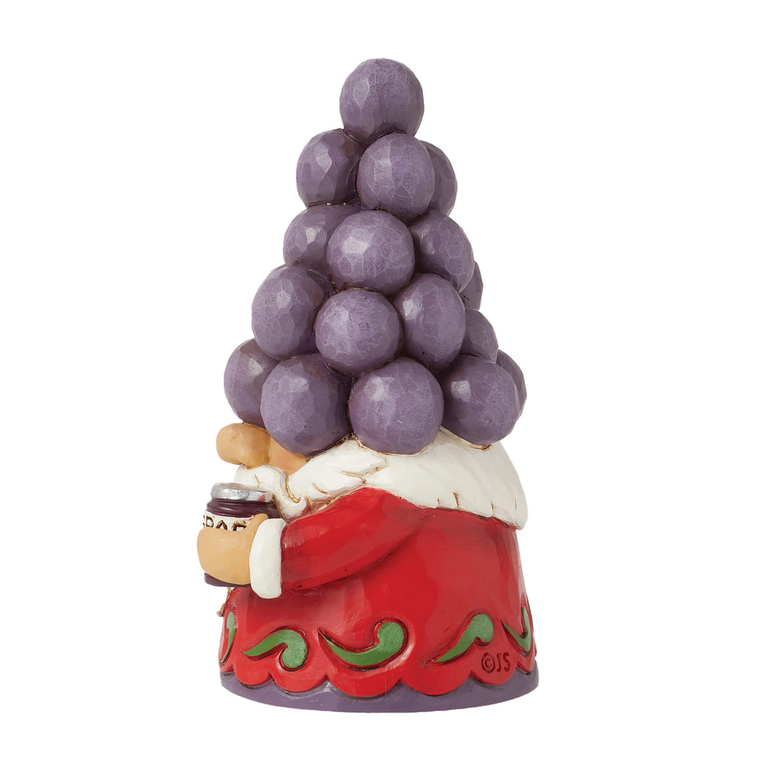 Jim Shore Heartwood Creek: Grape Hat Gnome Figurine sparkle-castle