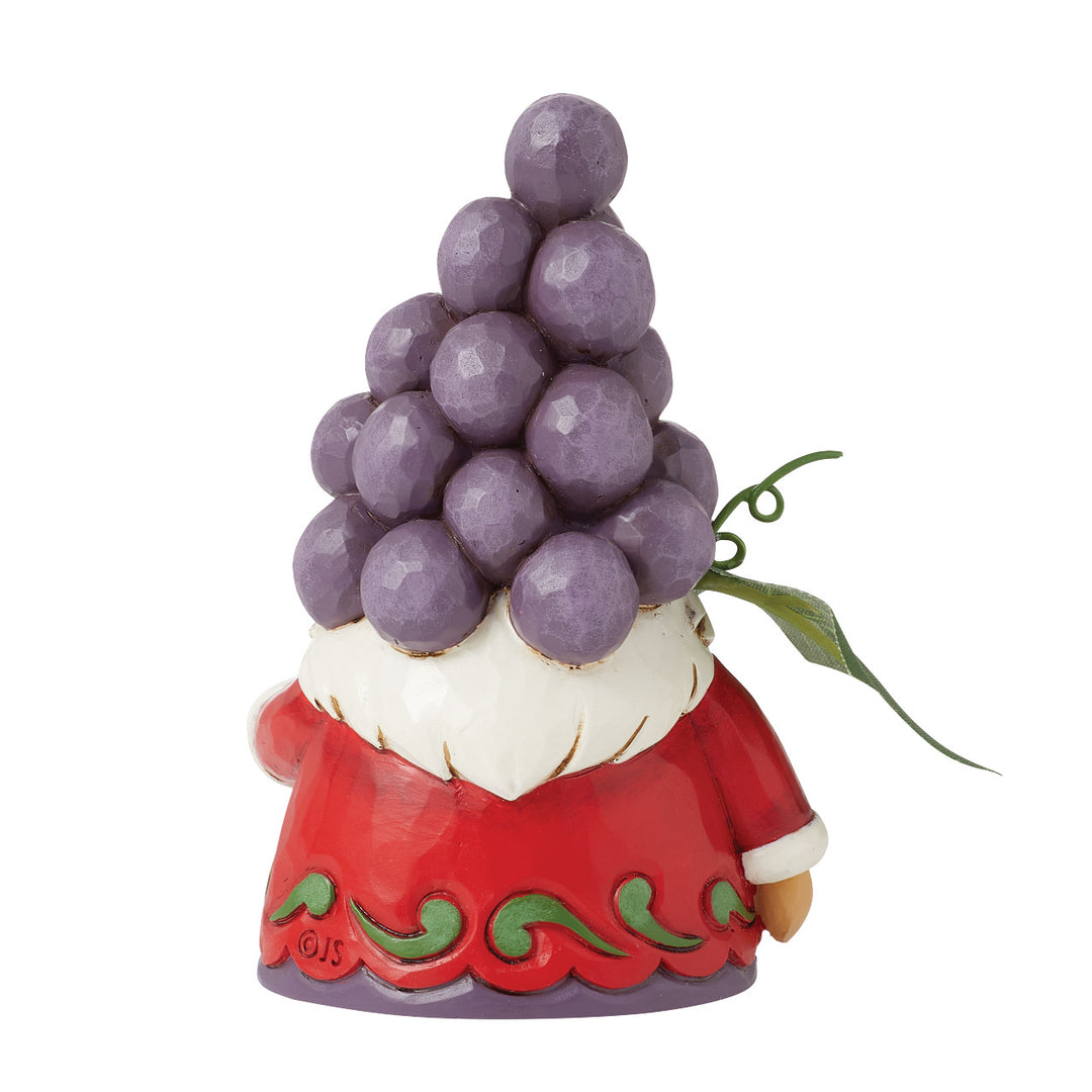 Jim Shore Heartwood Creek: Grape Hat Gnome Figurine sparkle-castle