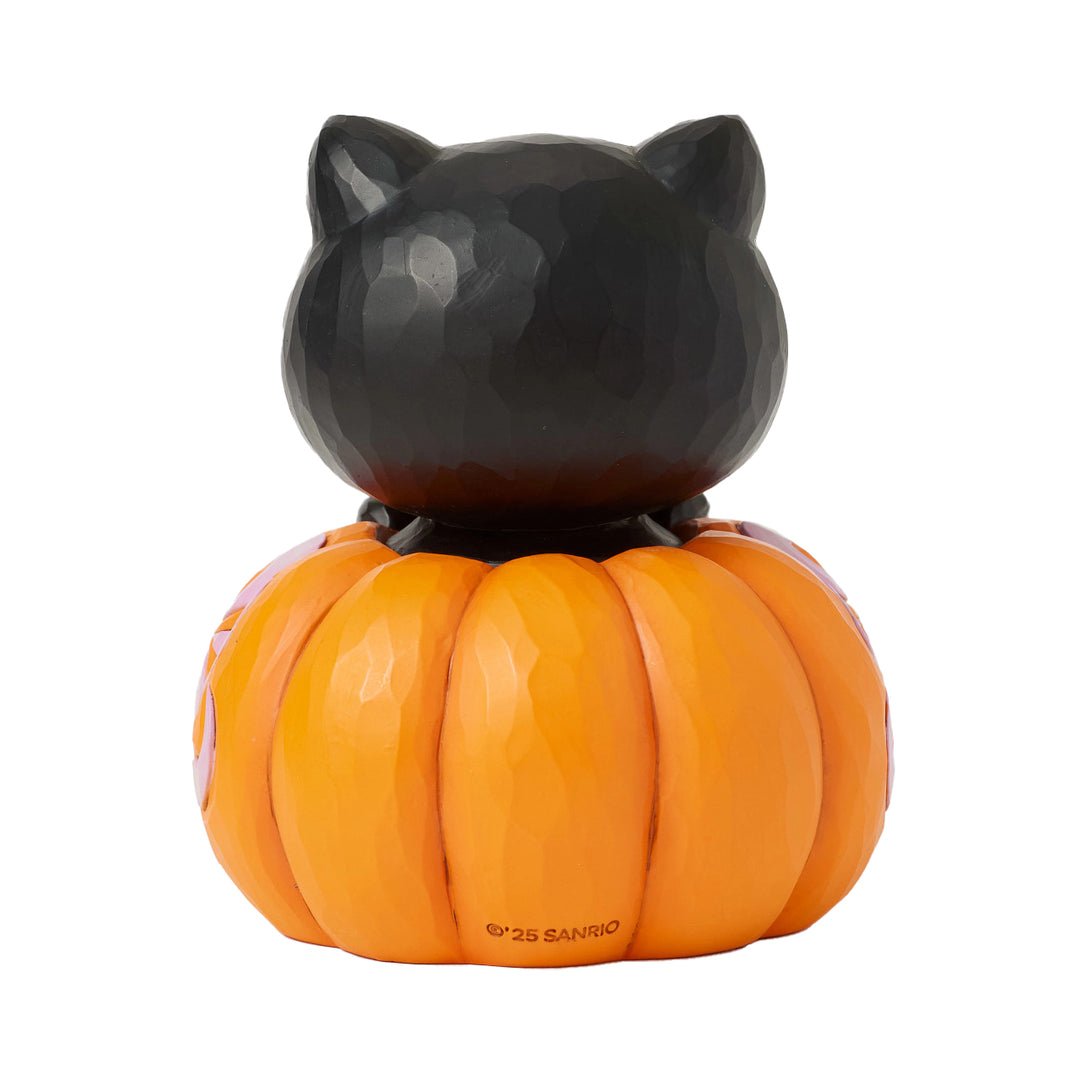 Jim Shore Sanrio: Jack-o-Lantern Hello Kitty Figurine sparkle-castle