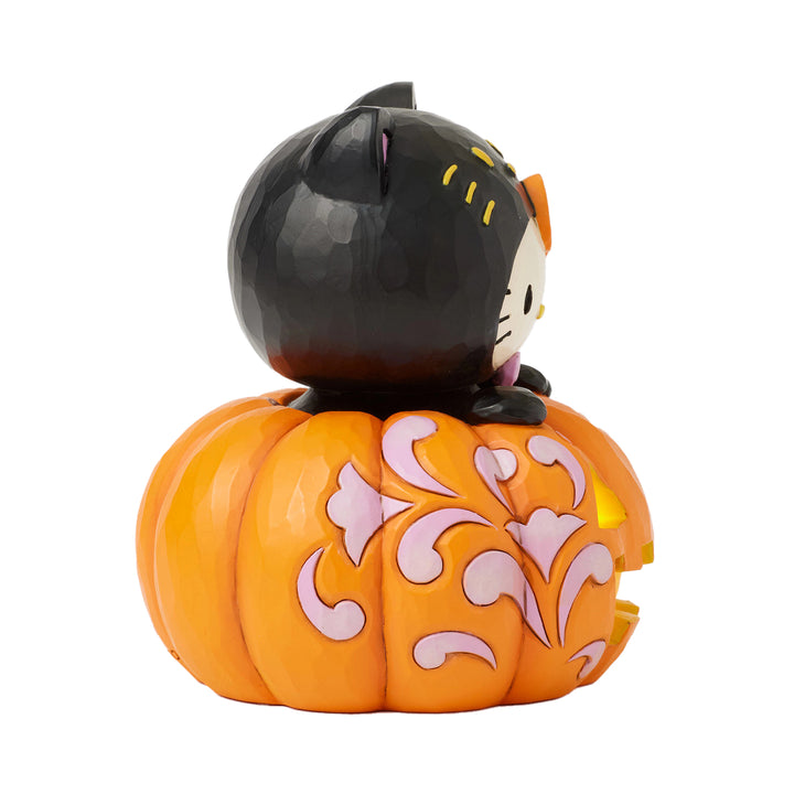 Jim Shore Sanrio: Jack-o-Lantern Hello Kitty Figurine sparkle-castle