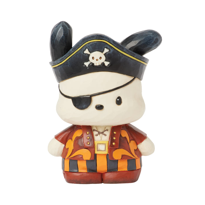 Jim Shore Sanrio: Pochacco Pirate Miniature Figurine sparkle-castle