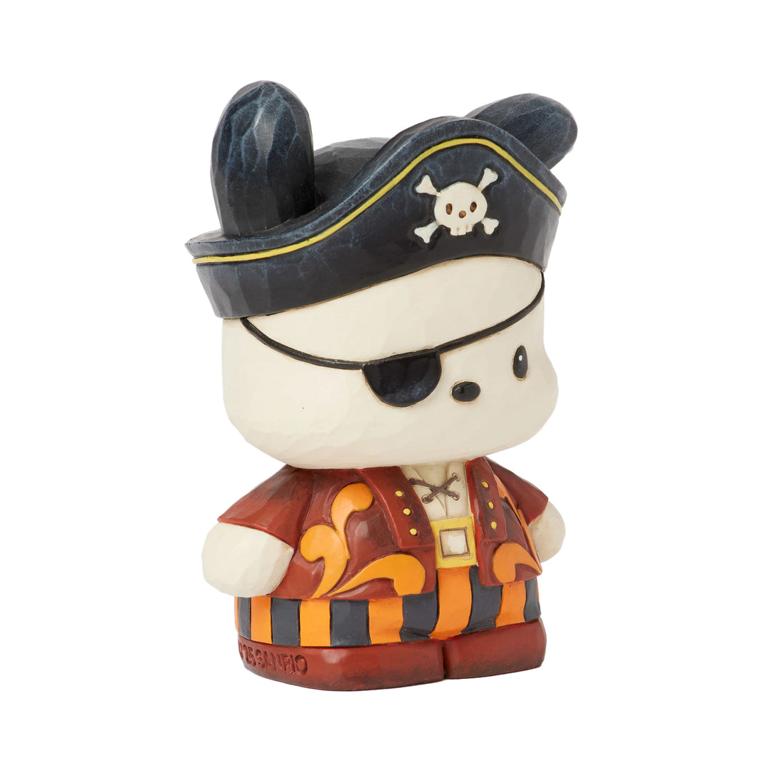 Jim Shore Sanrio: Pochacco Pirate Miniature Figurine sparkle-castle