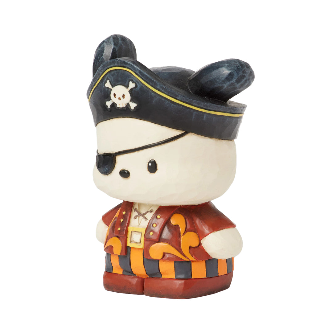 Jim Shore Sanrio: Pochacco Pirate Miniature Figurine sparkle-castle