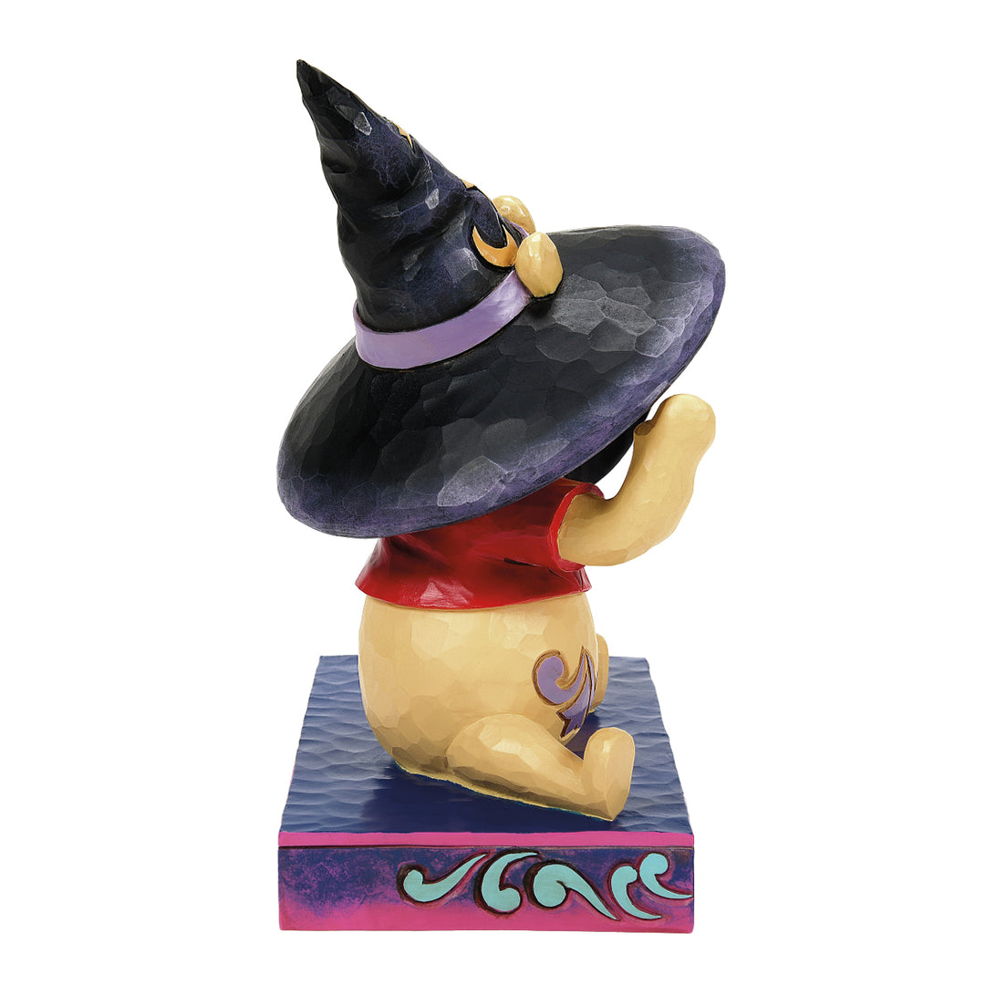 Jim Shore Disney Traditions: Pooh and Piglet In Witch Hats Figurine sparkle-castle