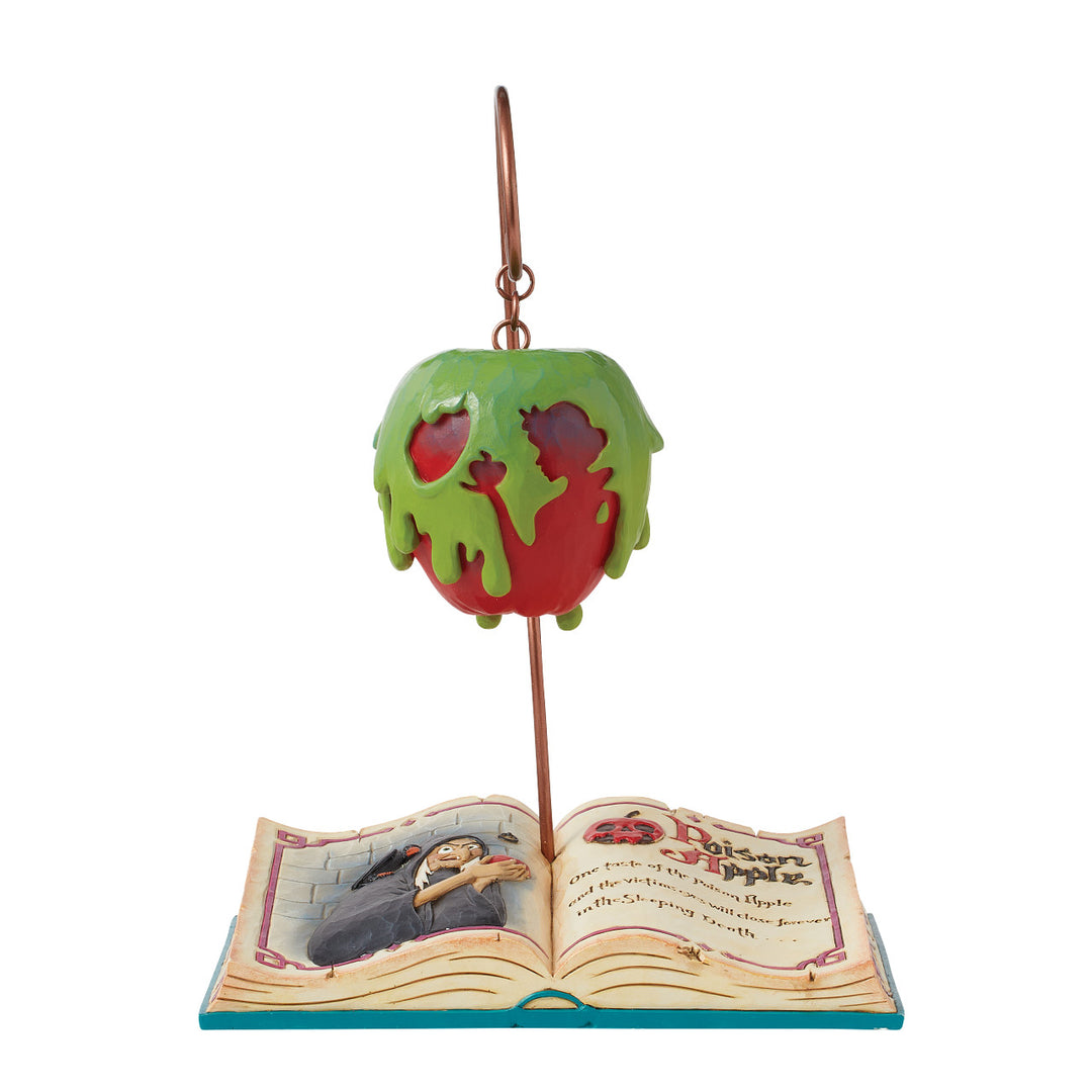 Jim Shore Disney Traditions: Poison Apple Book/Hanger Figurine sparkle-castle