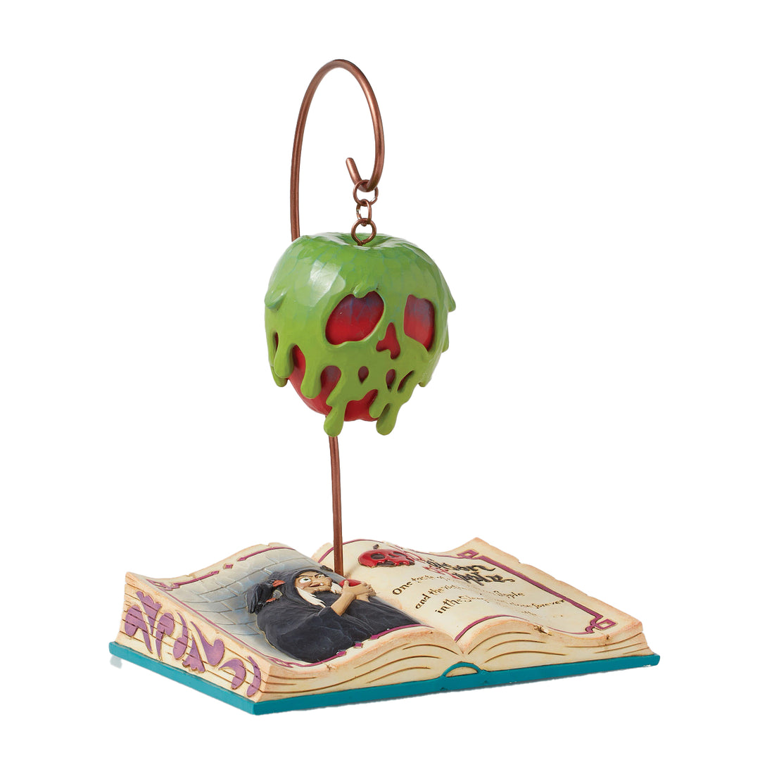 Jim Shore Disney Traditions: Poison Apple Book/Hanger Figurine sparkle-castle