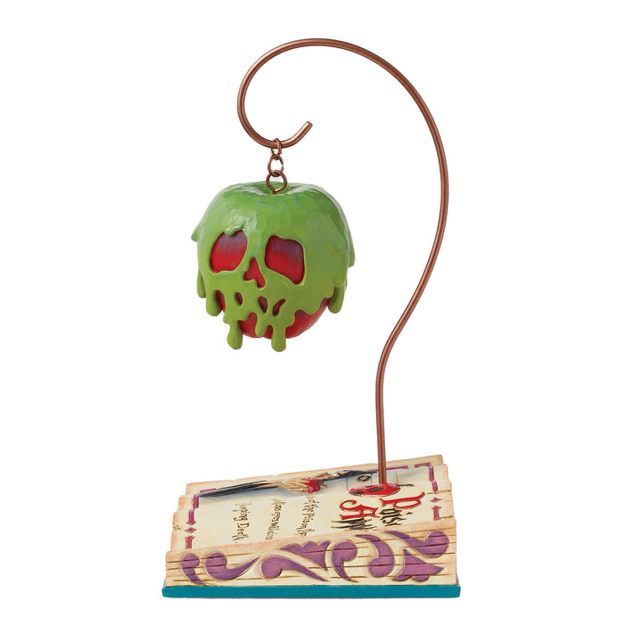 Jim Shore Disney Traditions: Poison Apple Book/Hanger Figurine sparkle-castle