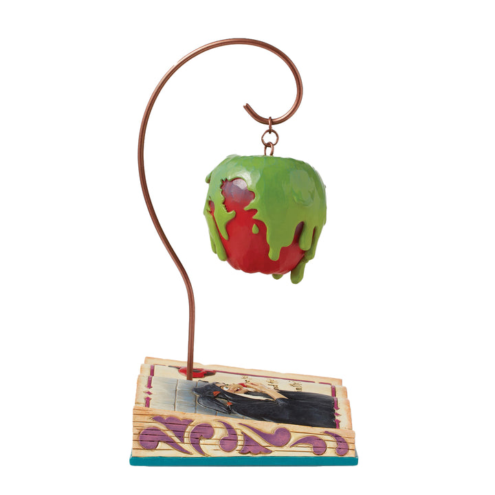 Jim Shore Disney Traditions: Poison Apple Book/Hanger Figurine sparkle-castle