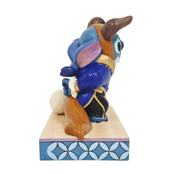 Jim Shore Disney Traditions: Stitch as Beast Figurine sparkle-castle