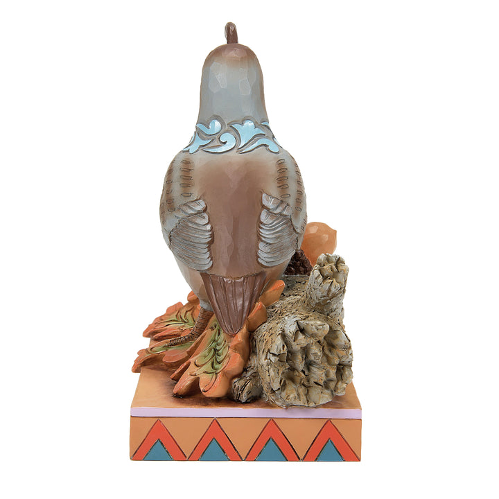 Jim Shore Heartwood Creek: Quail Sitting on Leaves Figurine sparkle-castle