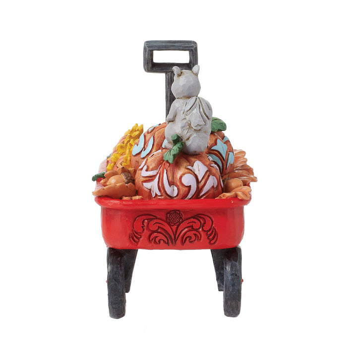 Jim Shore Heartwood Creek: Harvest Wagon With Pumpkins Figurine sparkle-castle