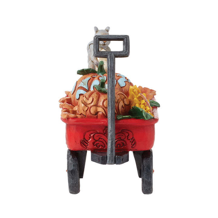 Jim Shore Heartwood Creek: Harvest Wagon With Pumpkins Figurine sparkle-castle