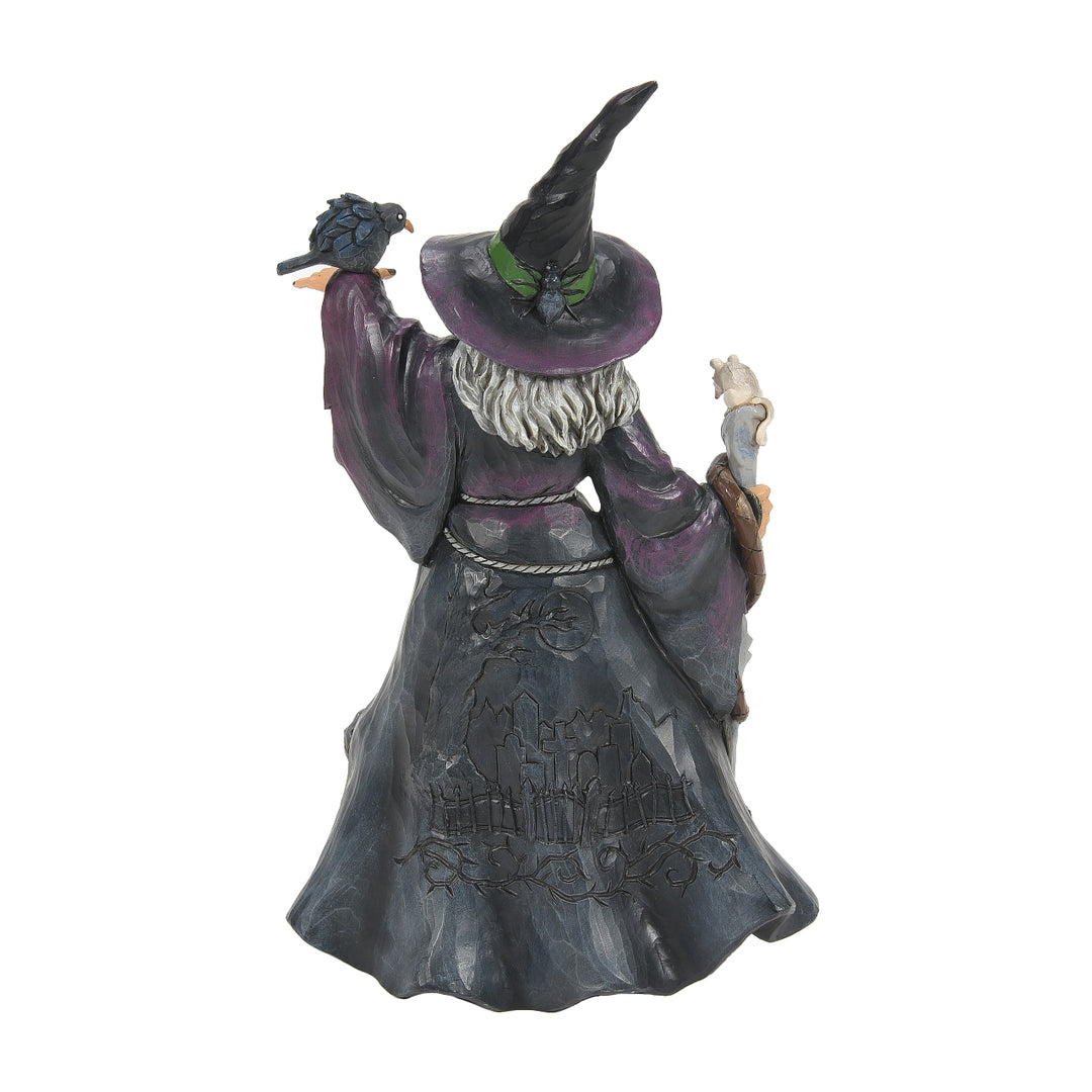 Jim Shore Heartwood Creek: Evil Witch with Graveyard Scene Figurine sparkle-castle