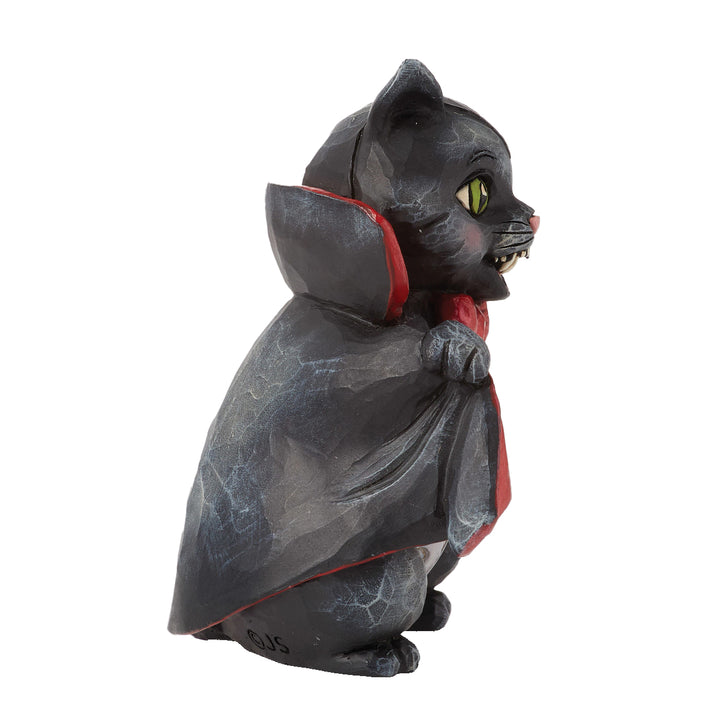 Jim Shore Heartwood Creek: Vampire Cat Miniature Figurine sparkle-castle