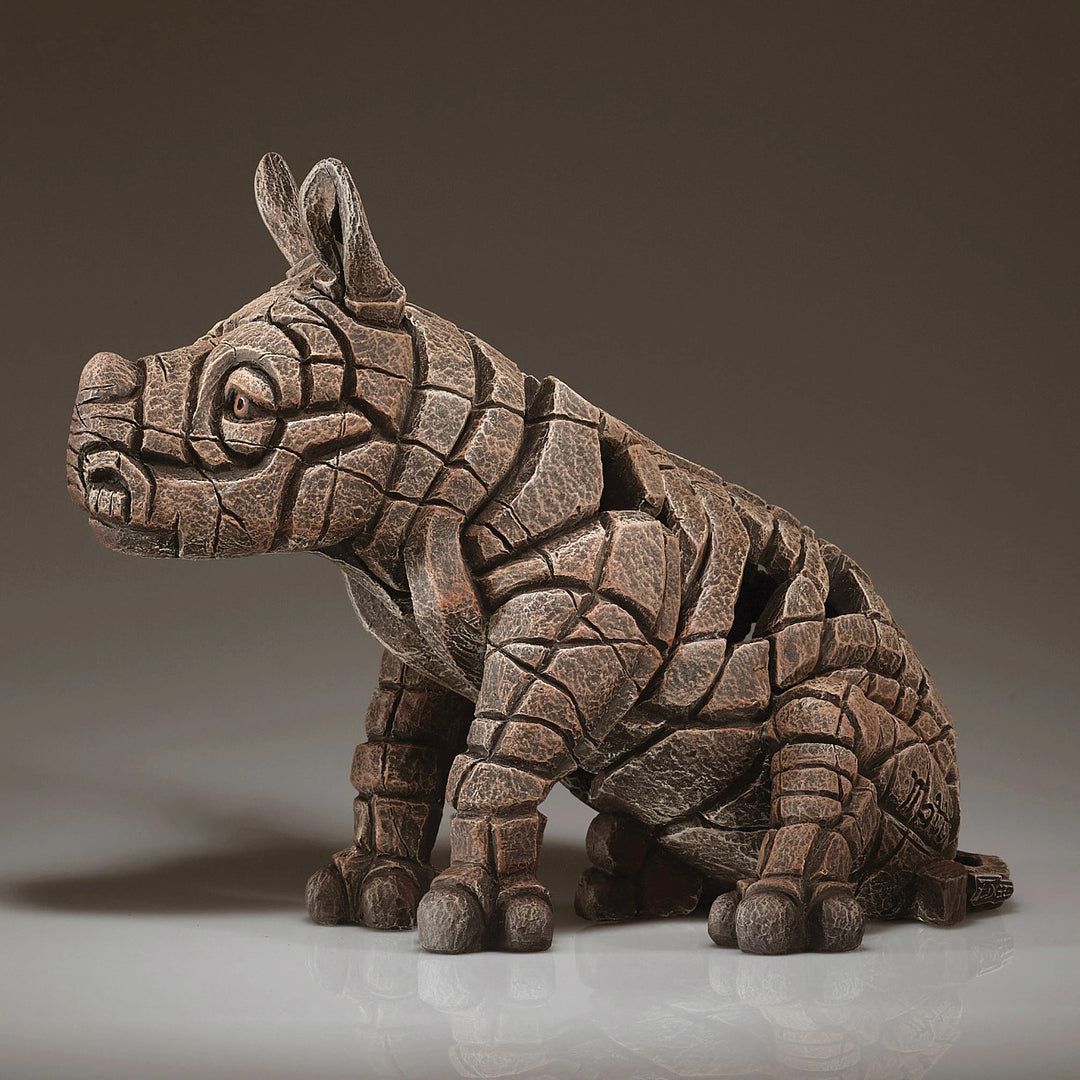 Edge Sculpture: Rhino Calf sparkle-castle