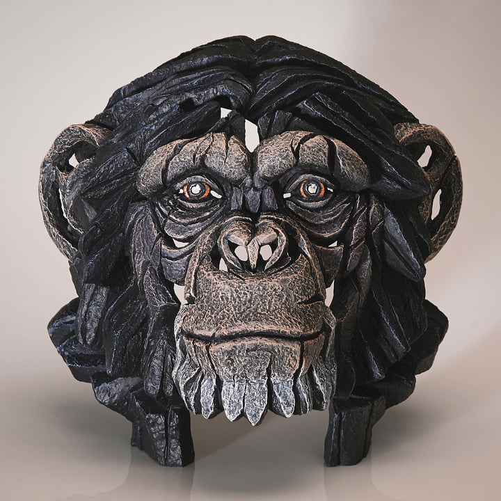 Edge Sculpture: Chimpanzee Bust sparkle-castle