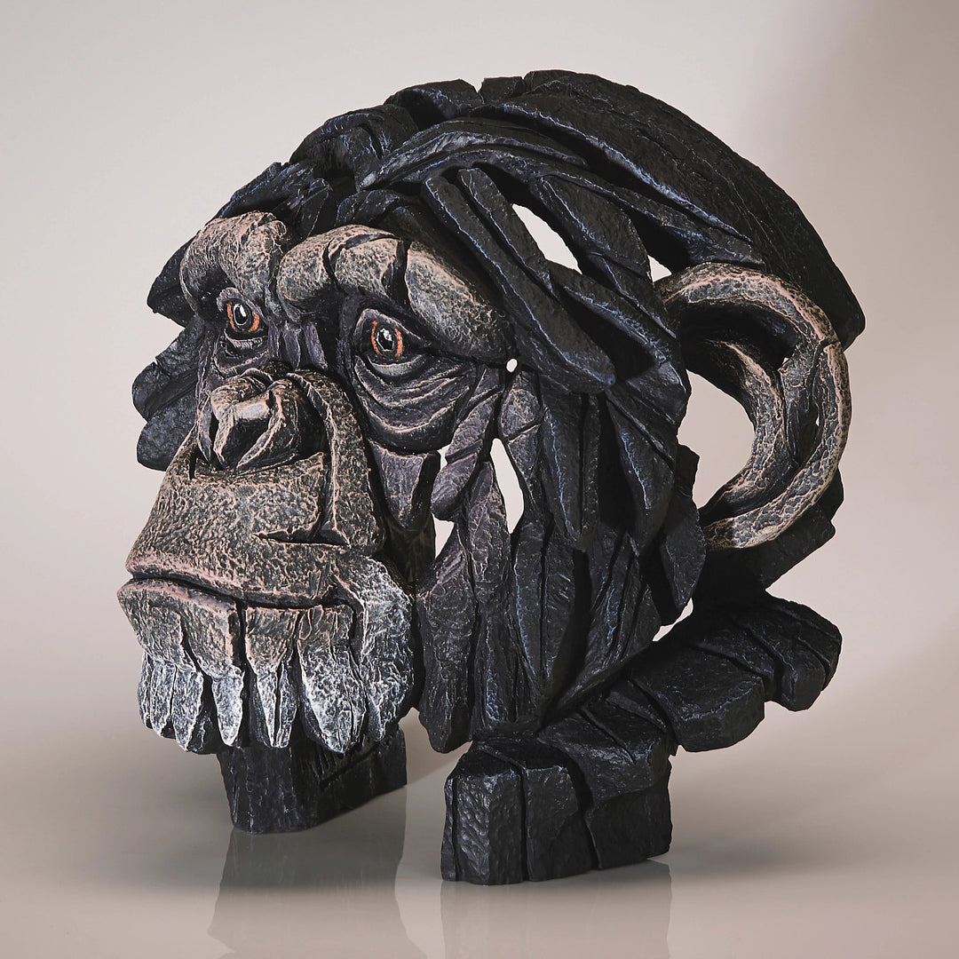 Edge Sculpture: Chimpanzee Bust sparkle-castle