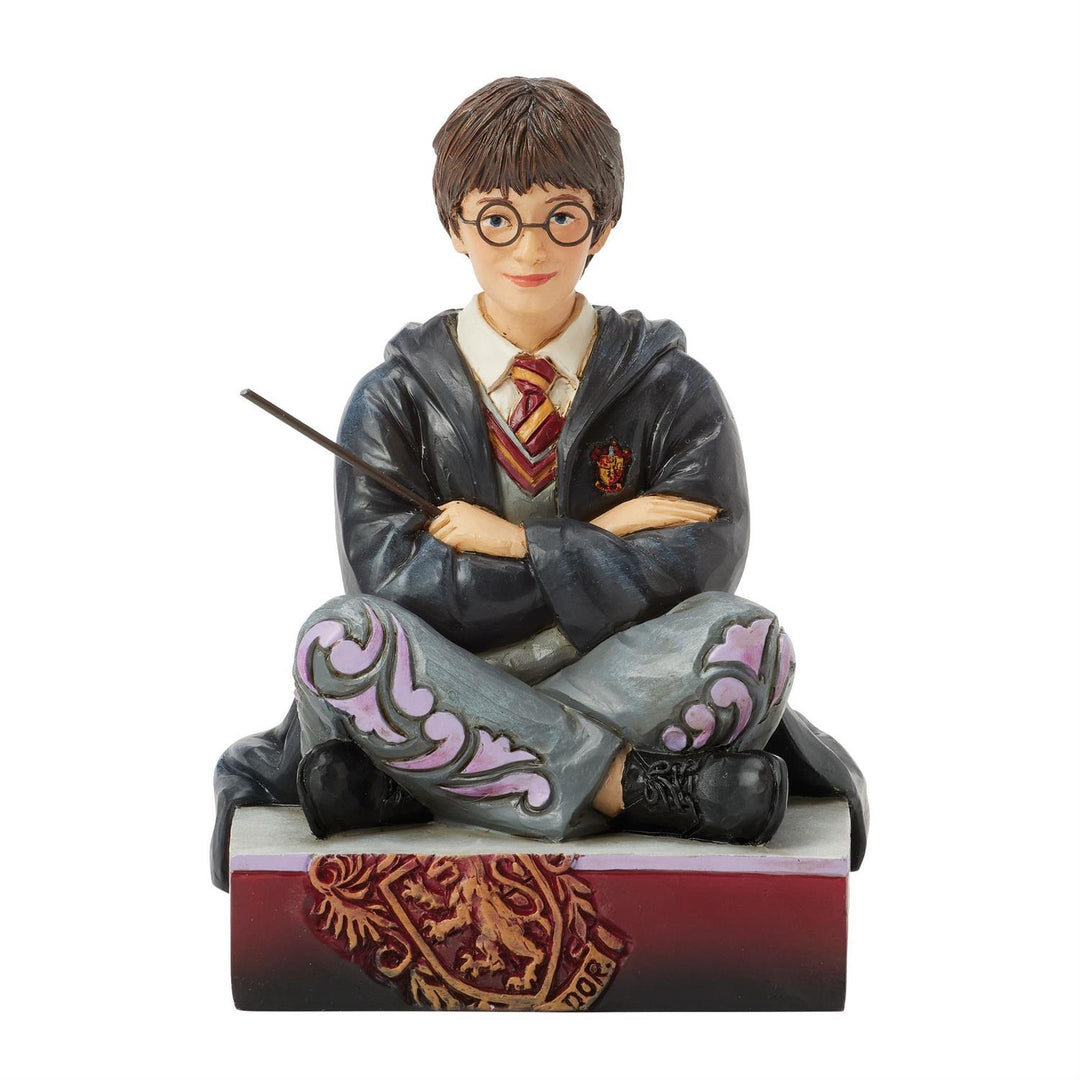 Jim Shore Harry Potter: Harry Potter with Wand Figurine sparkle-castle