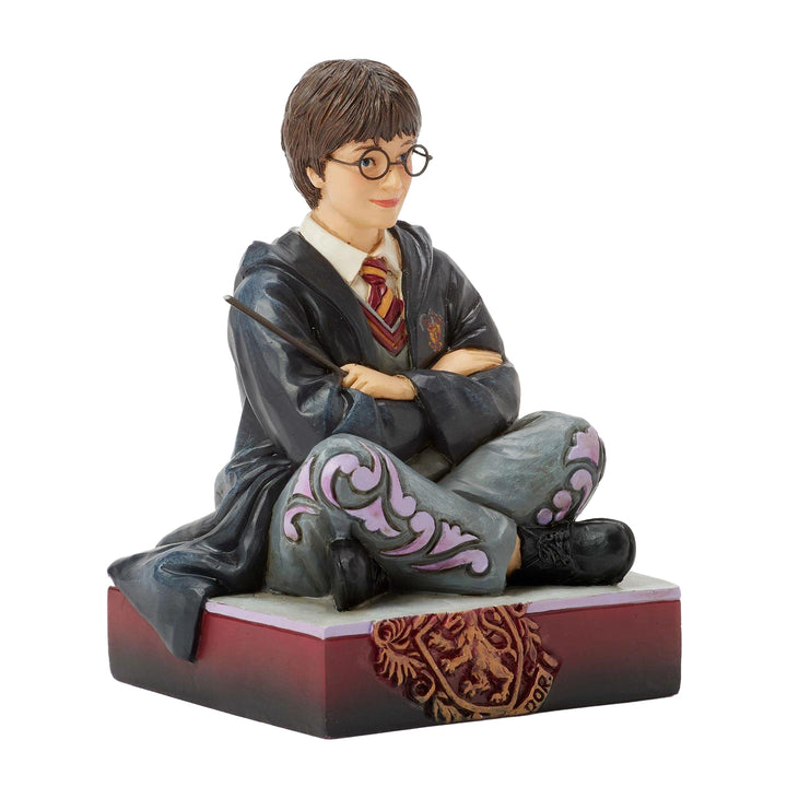 Jim Shore Harry Potter: Harry Potter with Wand Figurine sparkle-castle