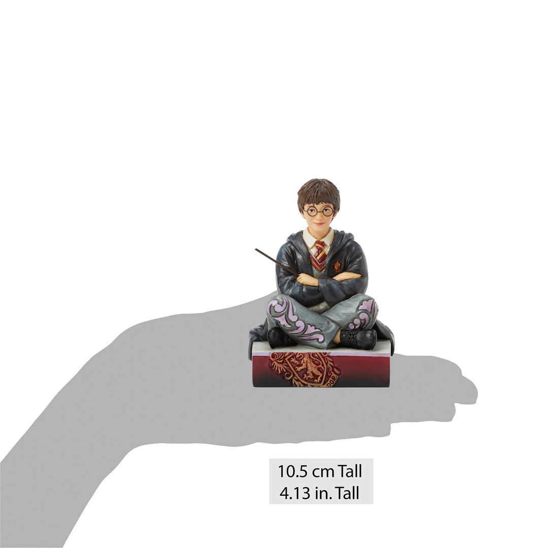 Jim Shore Harry Potter: Harry Potter with Wand Figurine sparkle-castle