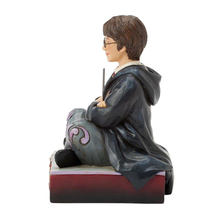 Jim Shore Harry Potter: Harry Potter with Wand Figurine sparkle-castle