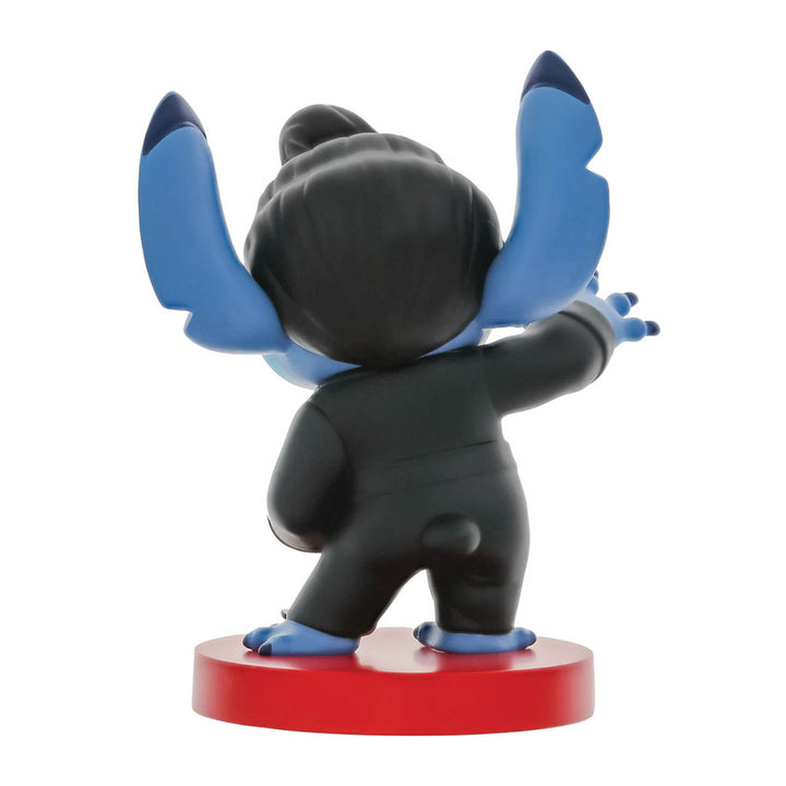 Grand Jester Studios: Elvis Stitch In Black Leather Suit Figurine sparkle-castle