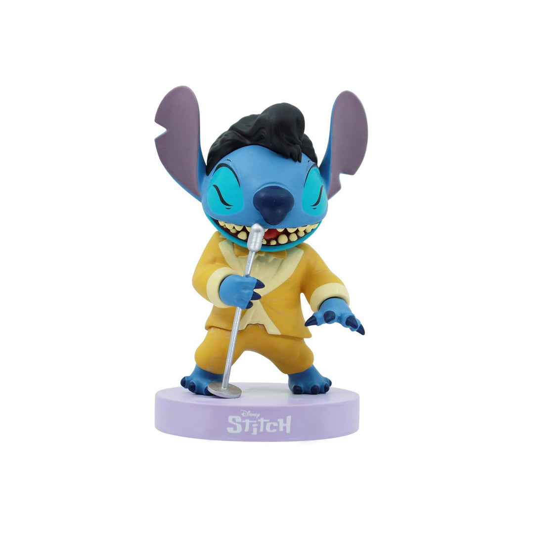 Grand Jester Studios: Elvis Stitch In Gold Lamé Suit Figurine sparkle-castle