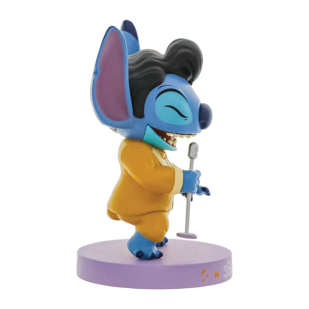 Grand Jester Studios: Elvis Stitch In Gold Lamé Suit Figurine sparkle-castle
