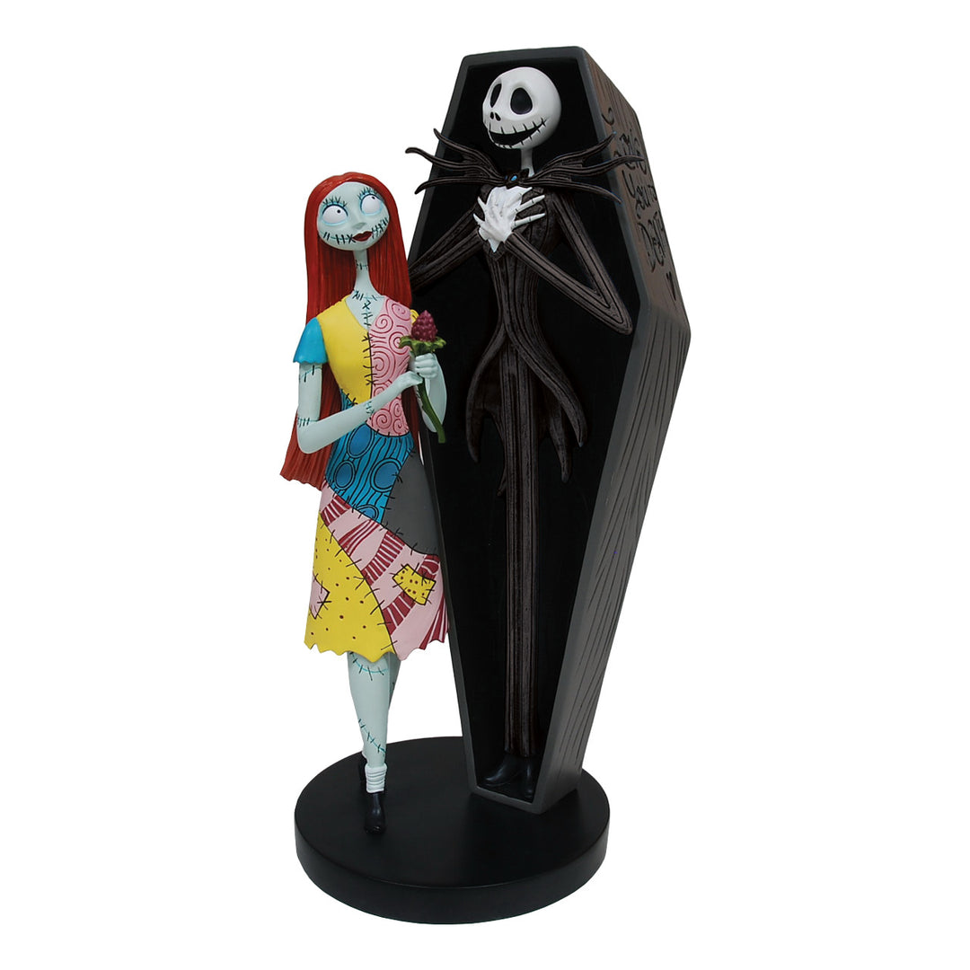 Disney Showcase: Jack &Sally Coffin Figurine sparkle-castle