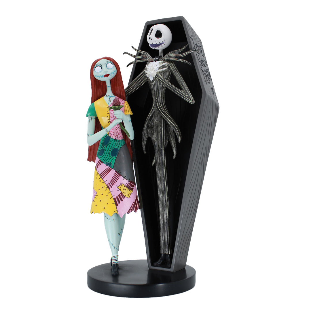 Disney Showcase: Jack &Sally Coffin Figurine sparkle-castle