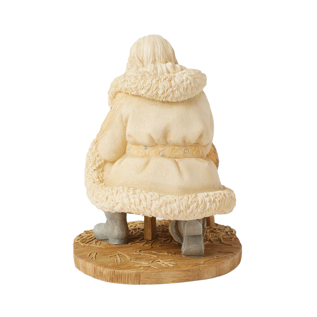 Foundations Santa With Baby Jesus Figurine sparkle-castle