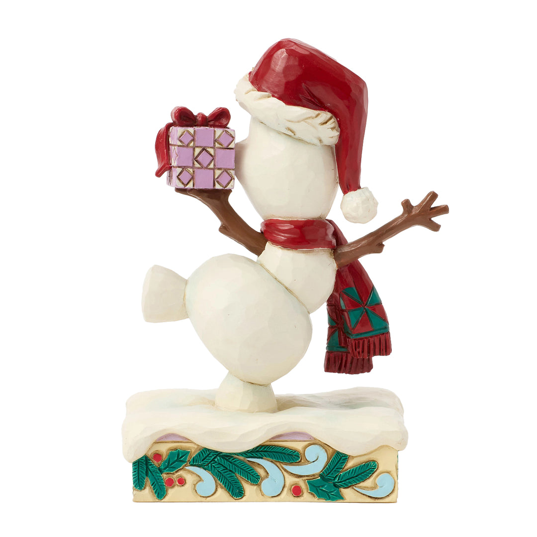 Jim Shore Disney Traditions: Christmas Olaf Personality Pose Figurine sparkle-castle