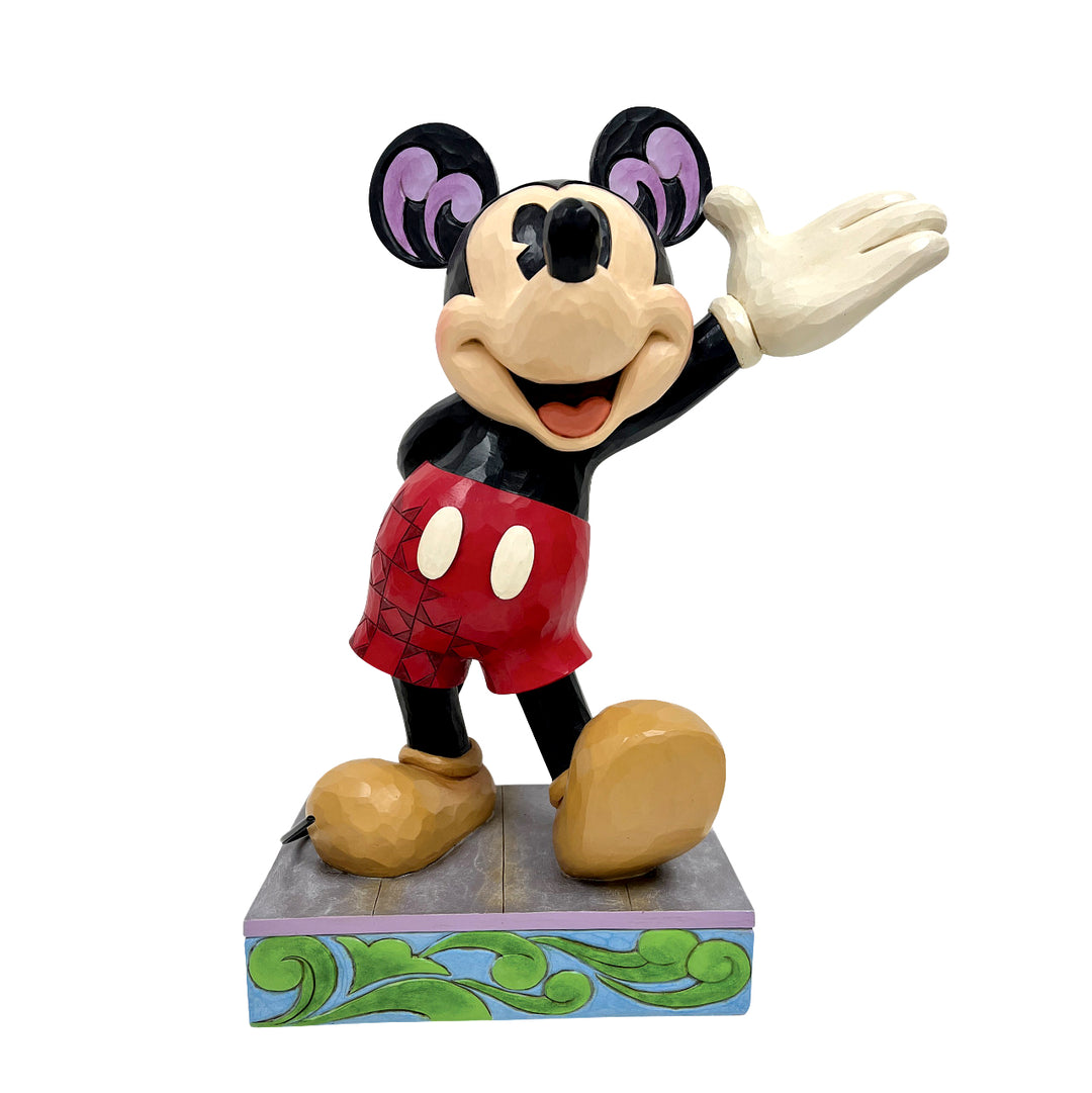 Jim Shore Disney Traditions: Everyday Mickey Big Figurine sparkle-castle