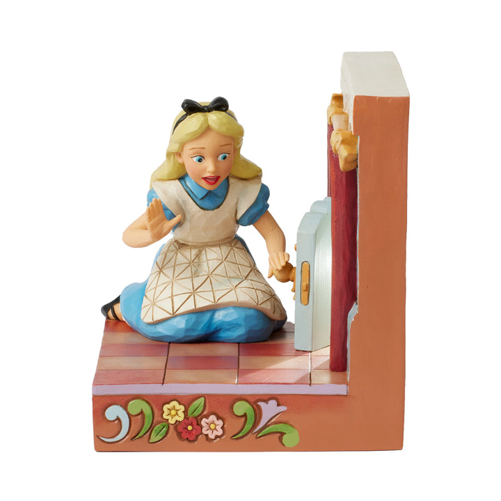 Jim Shore Disney Traditions: Alice in Wonderland LED Door Figurine sparkle-castle